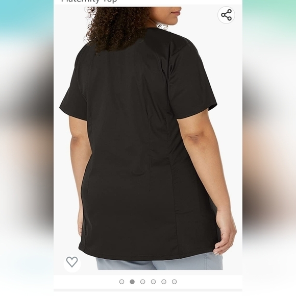 WOMENS scrub top plus size Wonderwork wonderwink Maternity Top  Sz 3x - Picture 2 of 5